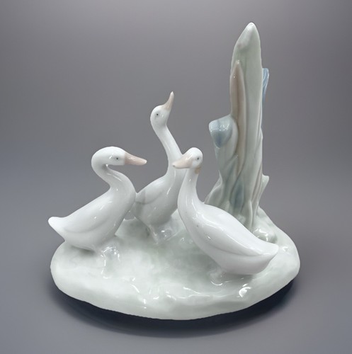Vintage lladro nao geese - geese, /